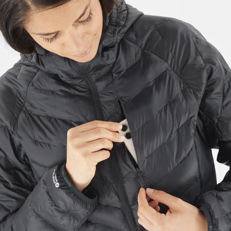 Salomon Outline Primaloft Women's Insulated Jackets Black | CA 92L43